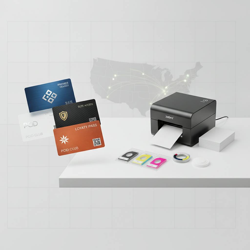 Card Printers and Refill Supplies Shipped Nationally