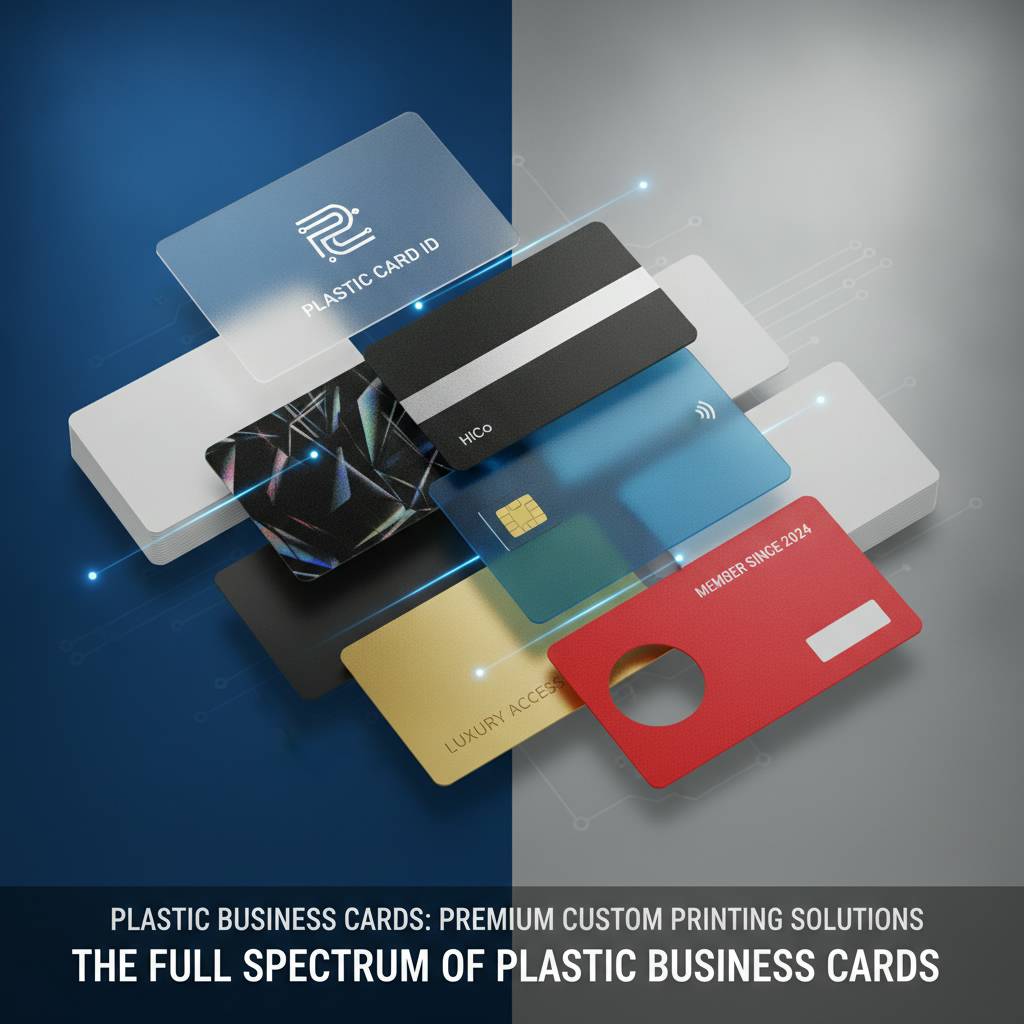 The Full Spectrum of Plastic Business Cards We Offer