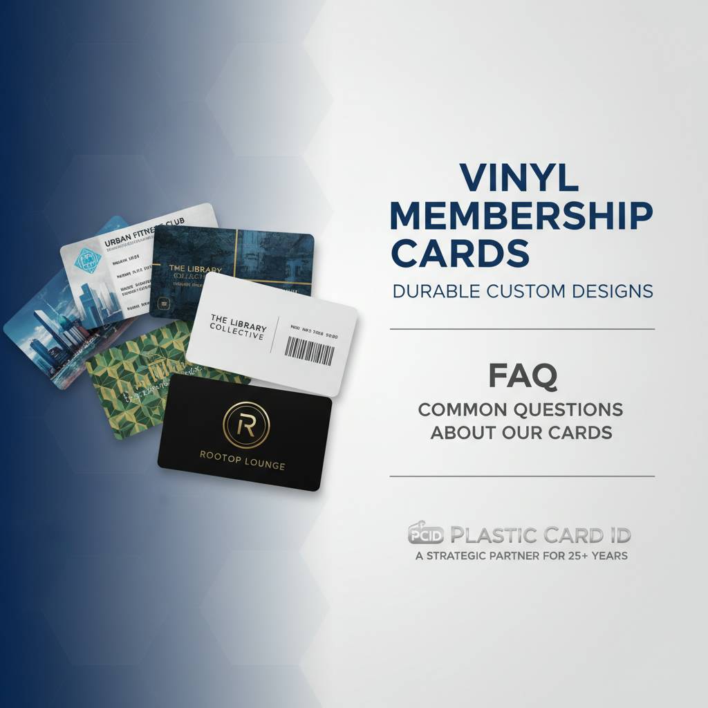 FAQ - Common Questions About Our Vinyl Membership Cards